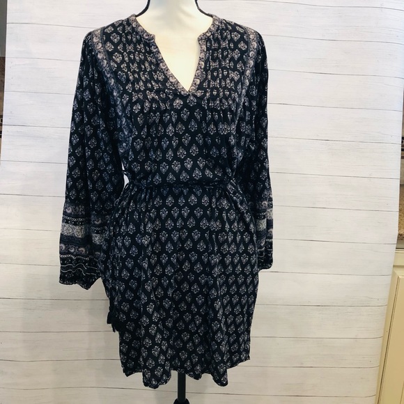 Old Navy Dresses & Skirts - Old Navy Boho Hippie Dress 3/4 Sleeves with Pockets Women’s Size Medium